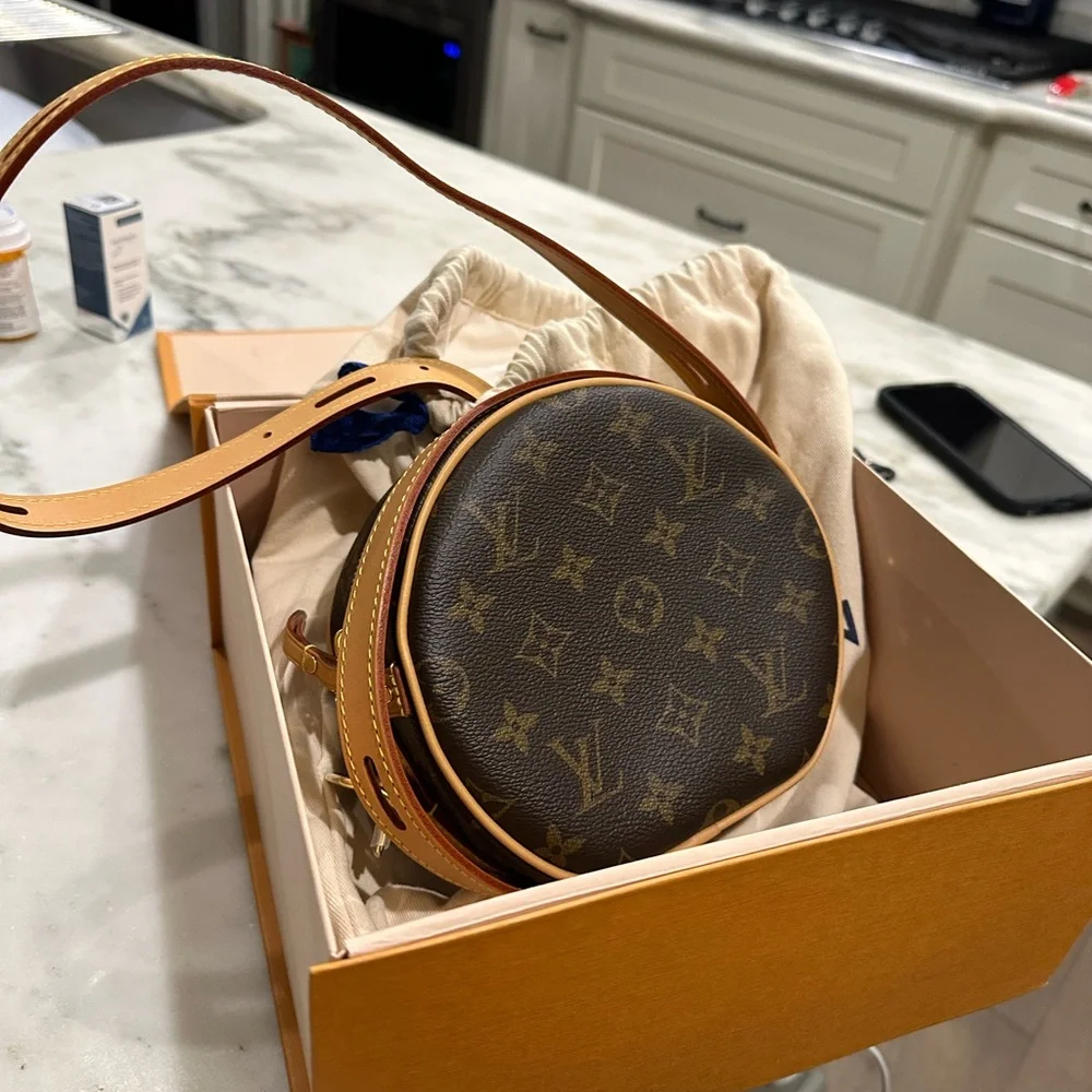 Louis Vuitton Round Monogram Crossbody Bag Boite Chapeau Souple PM - Picture 2 of 12